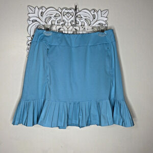 TAIL Women's size MEDIUM SKORT Shorts Skirt Athleisure Pickleball Golf Sky BLUE